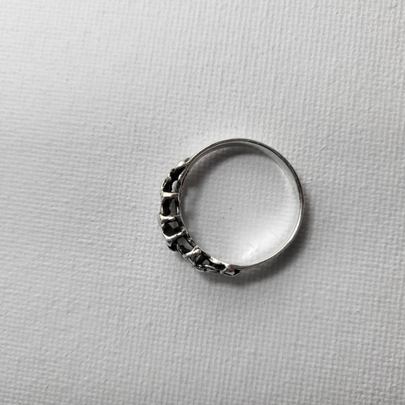 Plumeria .925 Sterling Silver Ring - Picture 7 of 14